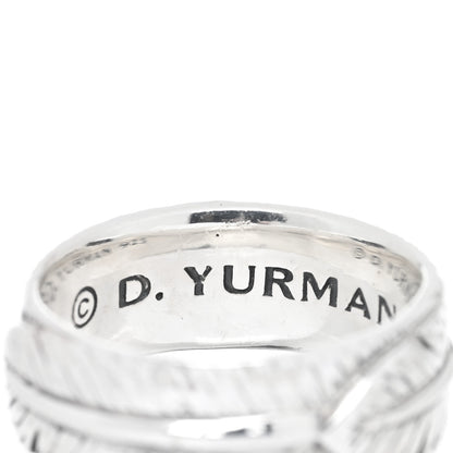 David Yurman Sterling Silver Feather Ring 61 9.5 4 of 4