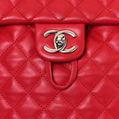 Chanel Lambskin Quilted Small Urban Spirit Backpack Red 8 of 21