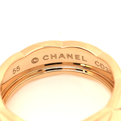 Chanel 18K Yellow Gold Small Coco Crush Ring 55 7.25 4 of 4