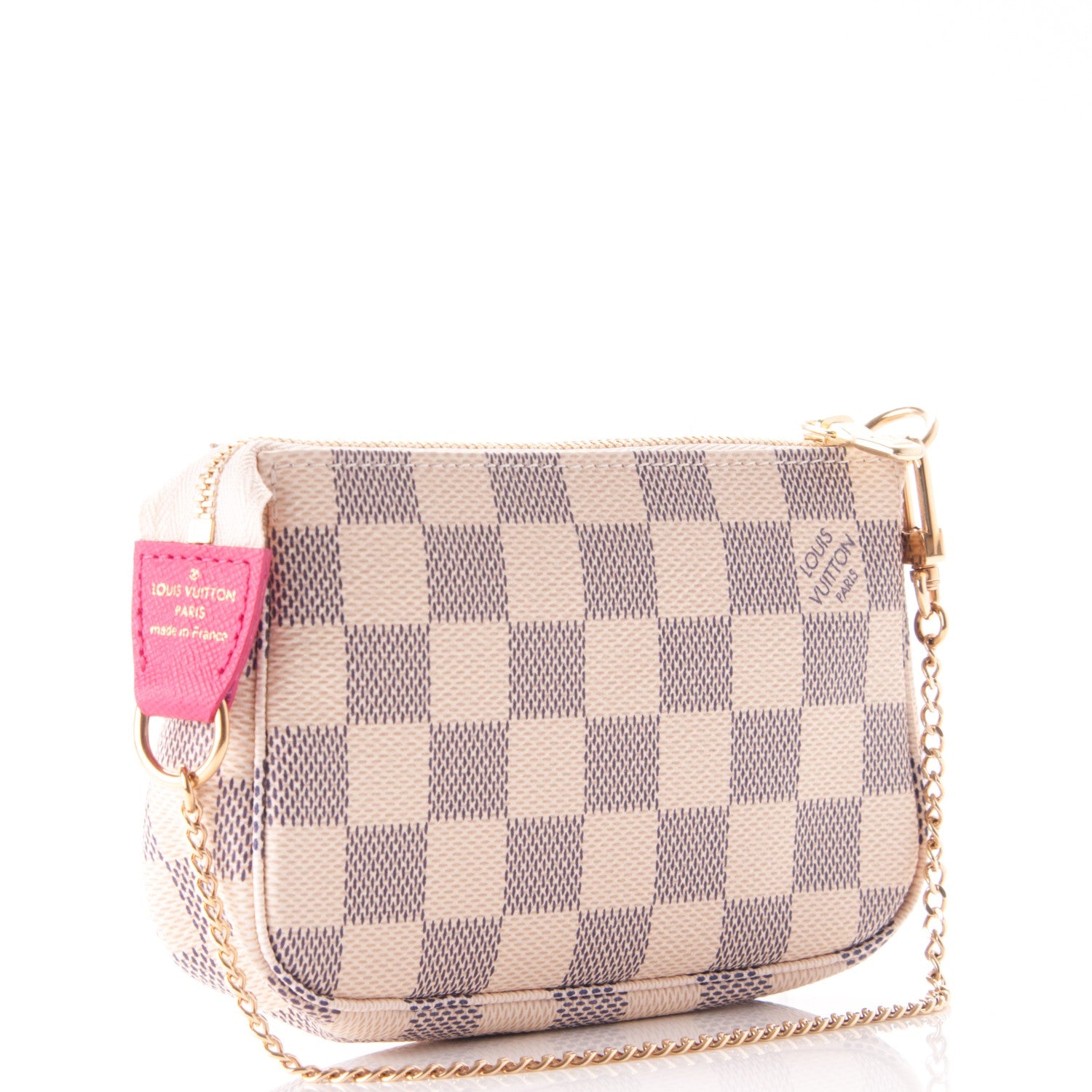 Louis Vuitton Damier Azur 2015 Christmas Animation Mini Pochette Accessories 3 of 7