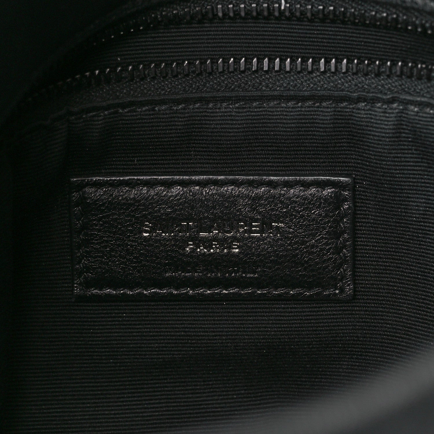 Saint Laurent Lambskin Quilted Monogram Monochrome Small Loulou Puffer Chain Satchel Black 6 of 11