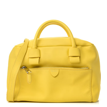 Marc Jacobs Rubber Coated Calfskin Antonia Satchel Yellow 1 of 13