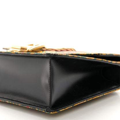 Gucci Iridescent Brocade Small Sylvie Shoulder Bag Gold 10 of 10