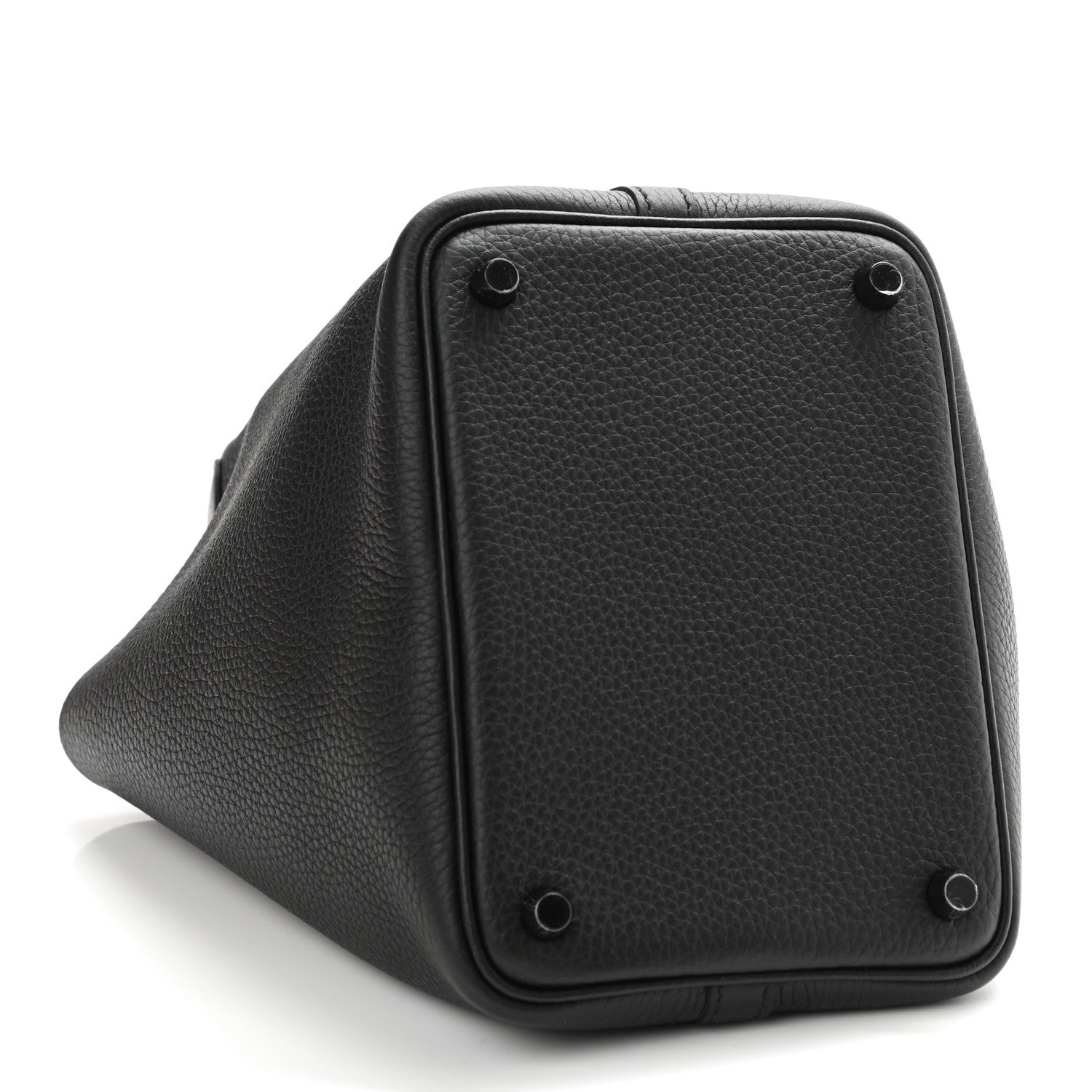 Hermes Taurillon Clemence Monochrome Picotin Lock 18 PM Black 4 of 8