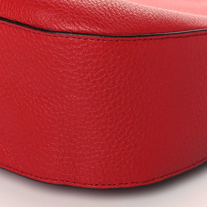 Prada Vitello Phenix Zippered Messenger Hobo Rosso 9 of 9