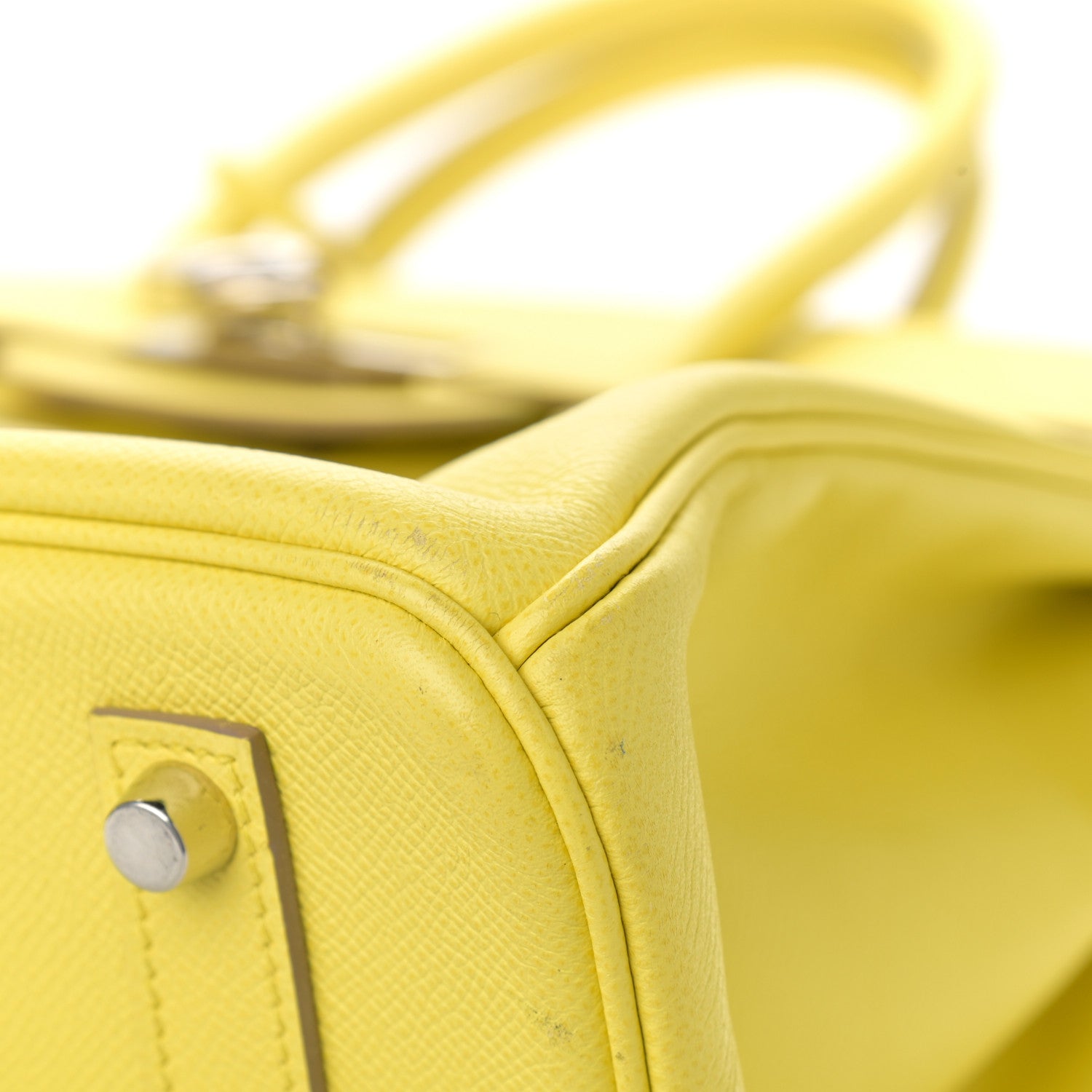 Hermes Epsom Birkin 35 Lime 10 of 15
