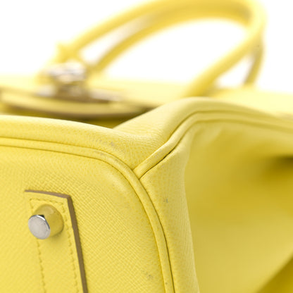 Hermes Epsom Birkin 35 Lime 10 of 15