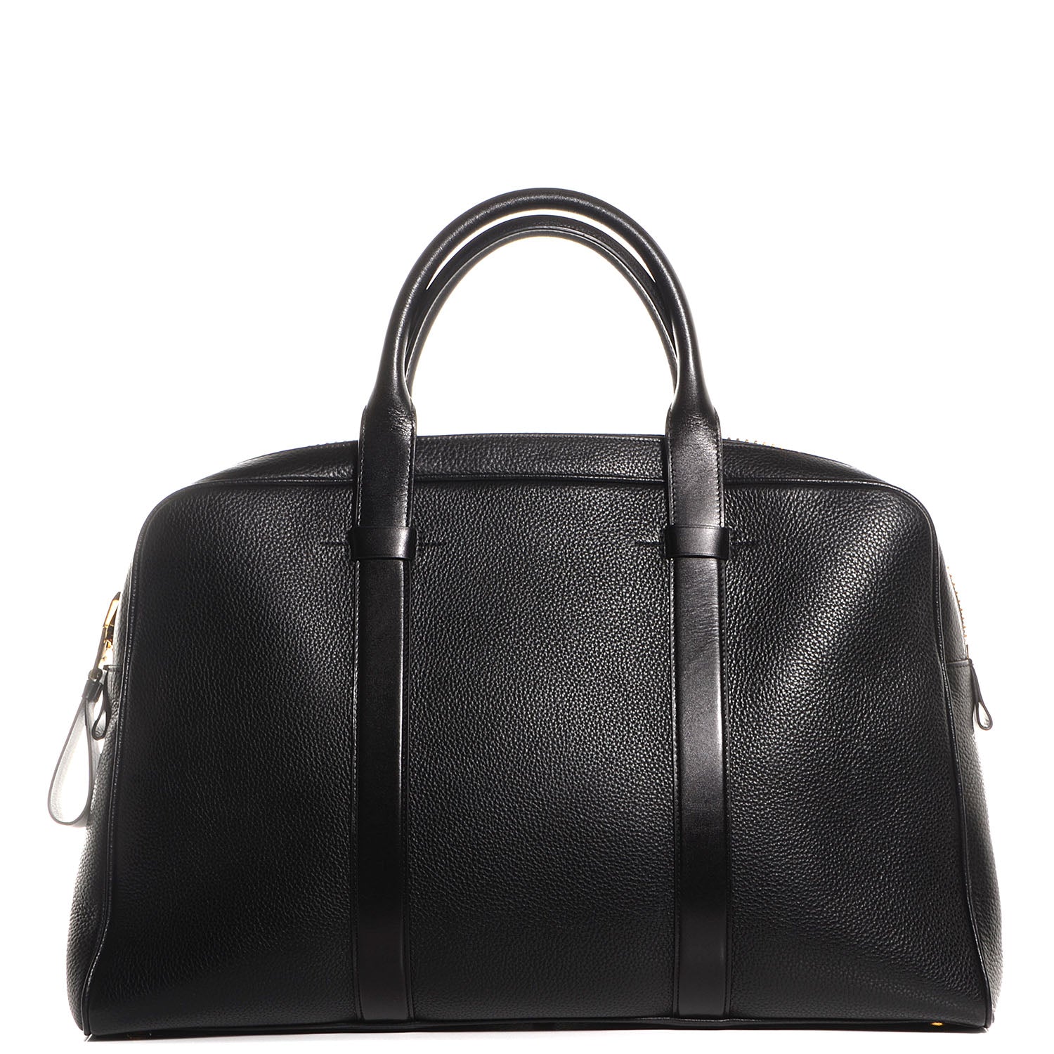 Tom Ford Calfskin Buckley Flat Trapeze Briefcase Black 8 of 14