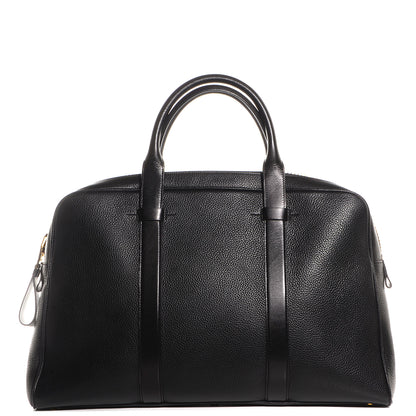 Tom Ford Calfskin Buckley Flat Trapeze Briefcase Black 8 of 14