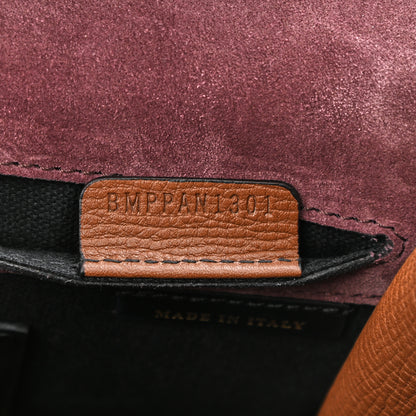 Burberry Derby Calfskin House Check Small Macken Crossbody Bag Tan 8 of 9