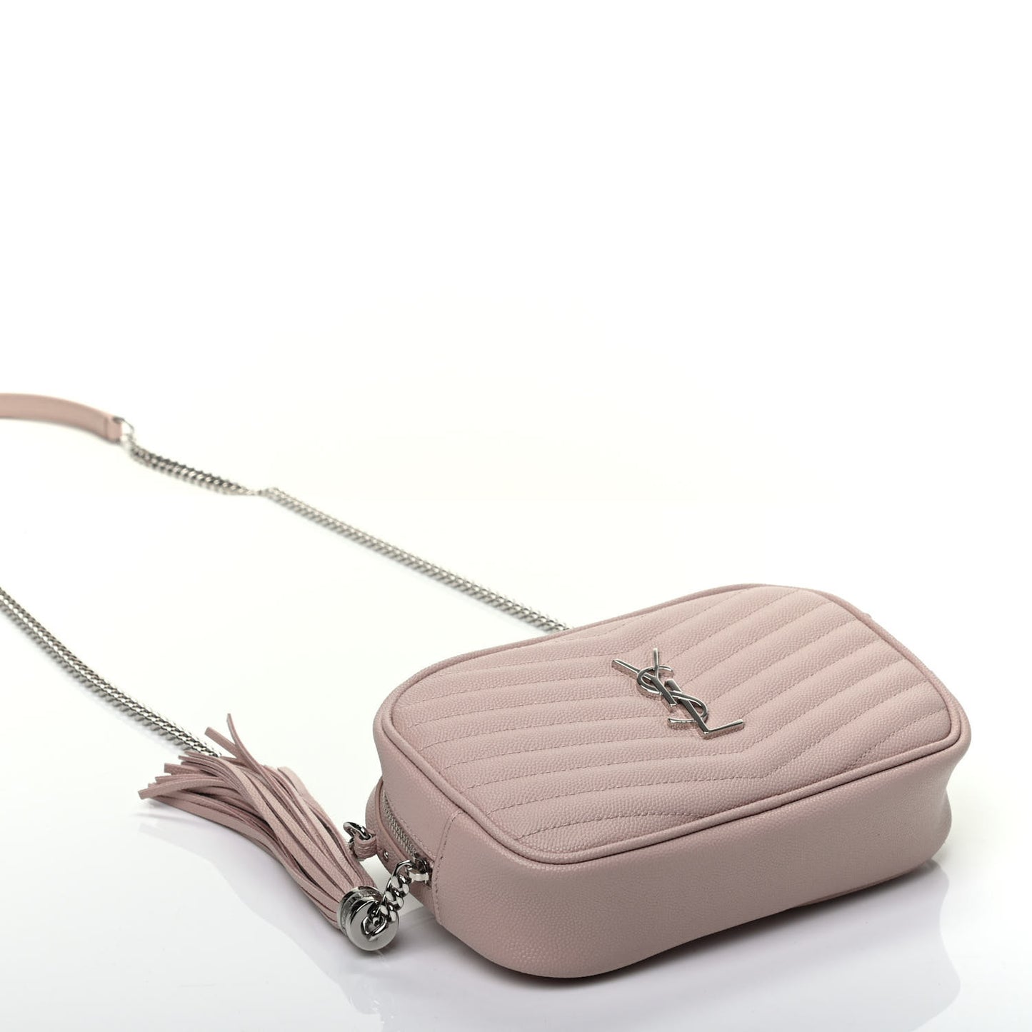 Grain De Poudre Matelasse Monogram Mini Lou Camera Bag Marble Pink
