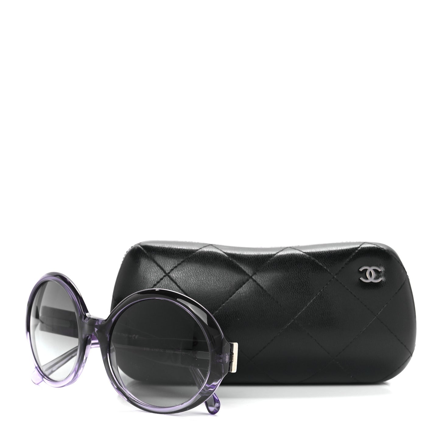 Quilted CC Mod Sunglasses 5120 Purple