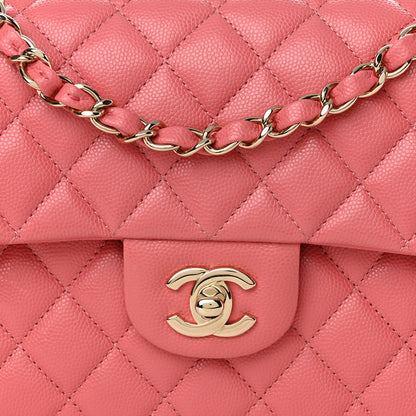 Chanel Caviar Quilted Small Double Flap Pink 7 of 10