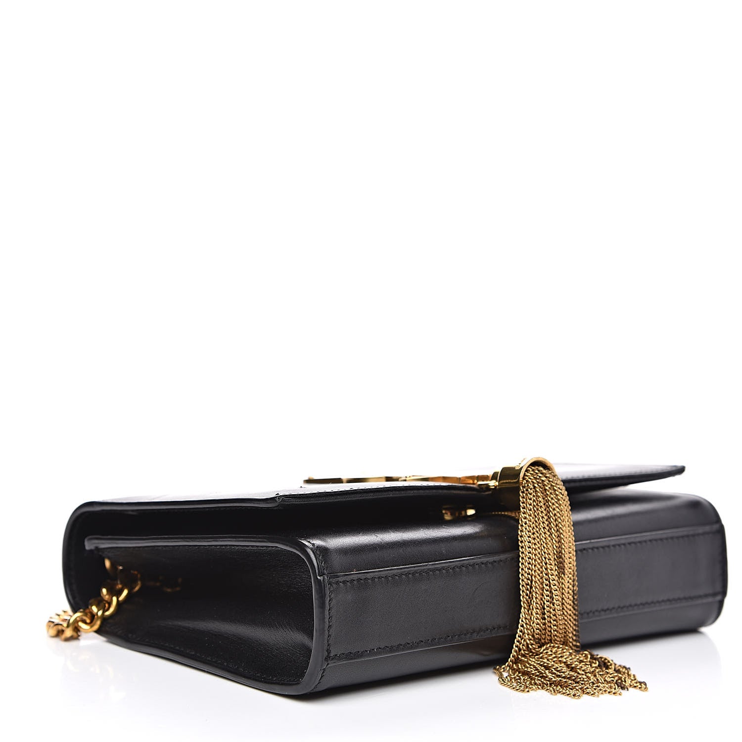 Saint Laurent Calfskin Small Classic Monogram Kate Tassel Satchel Black 4 of 15
