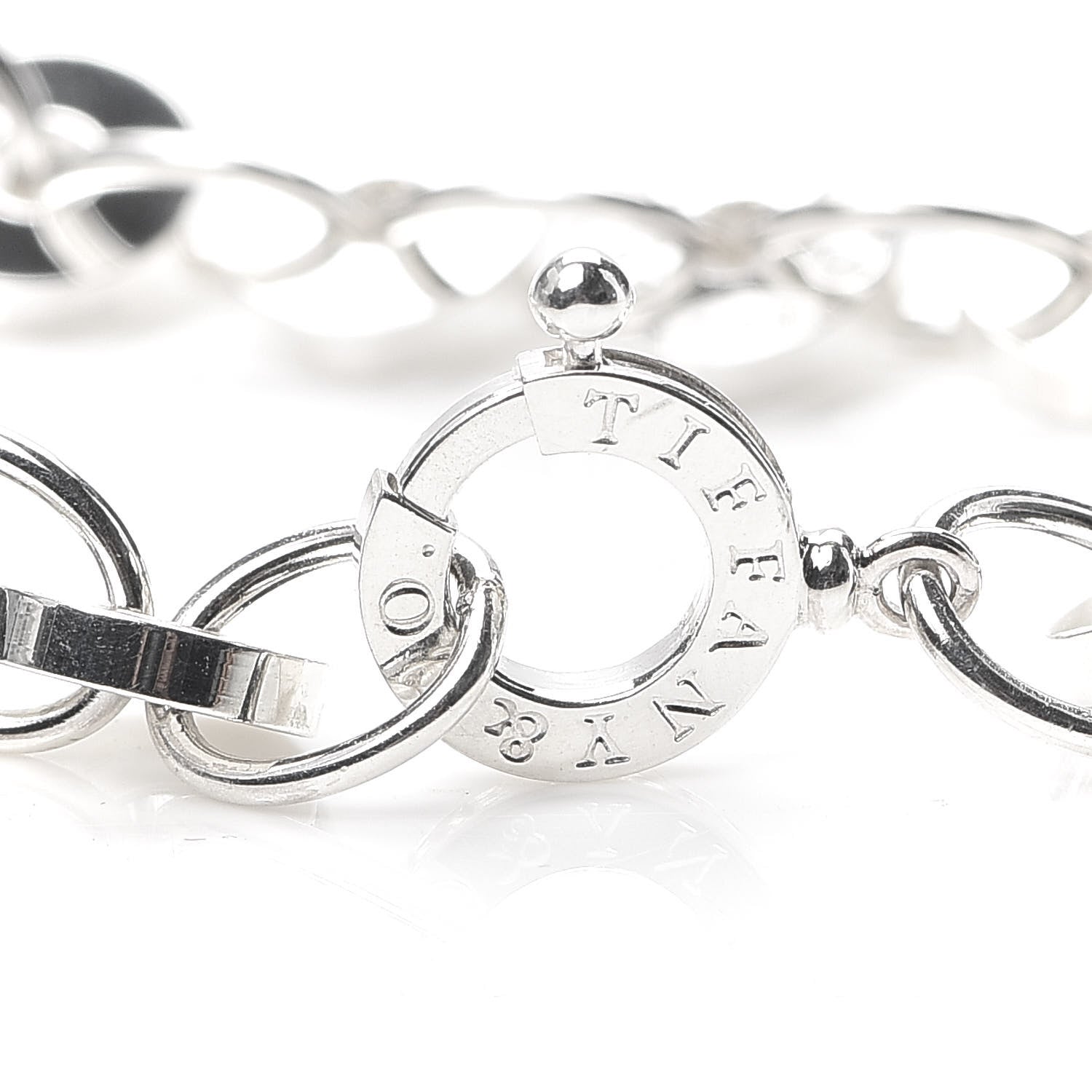 Tiffany Sterling Silver 1837 Circle Bracelet 4 of 4