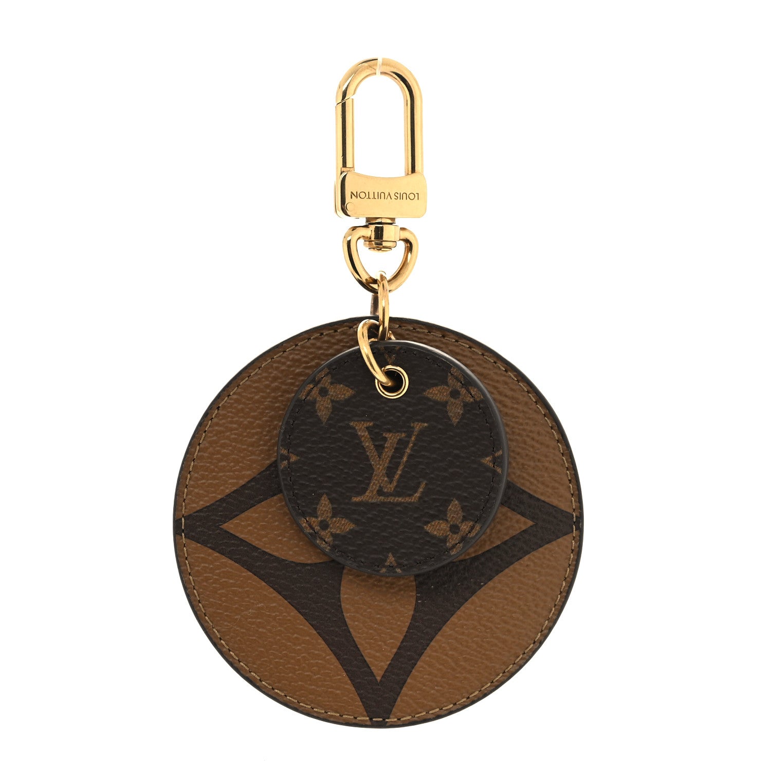 Louis Vuitton Monogram Reverse Key Holder Bag Charm 1 of 3