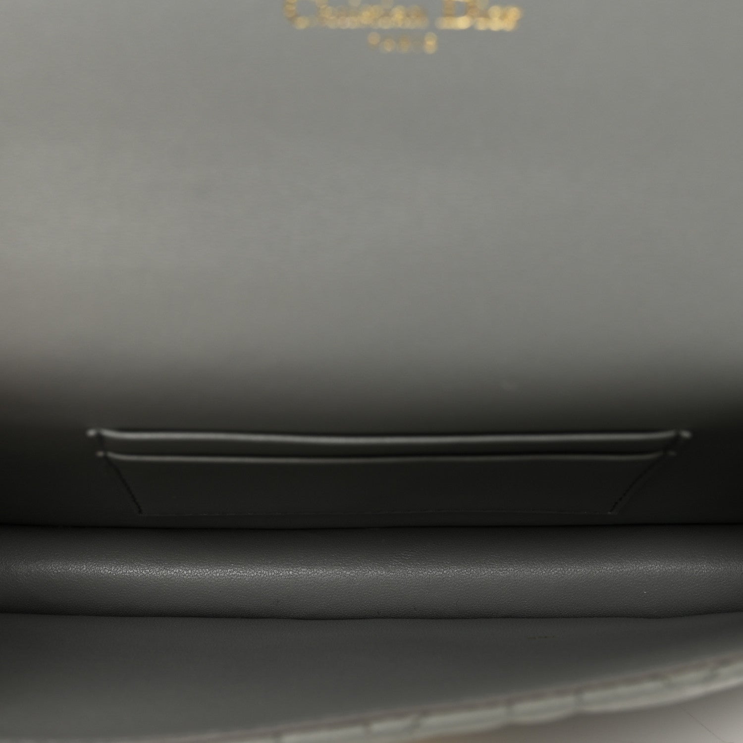 Christian Dior Supple Calfskin Caro Pouch with Chain Cloud Blue 6 of 11