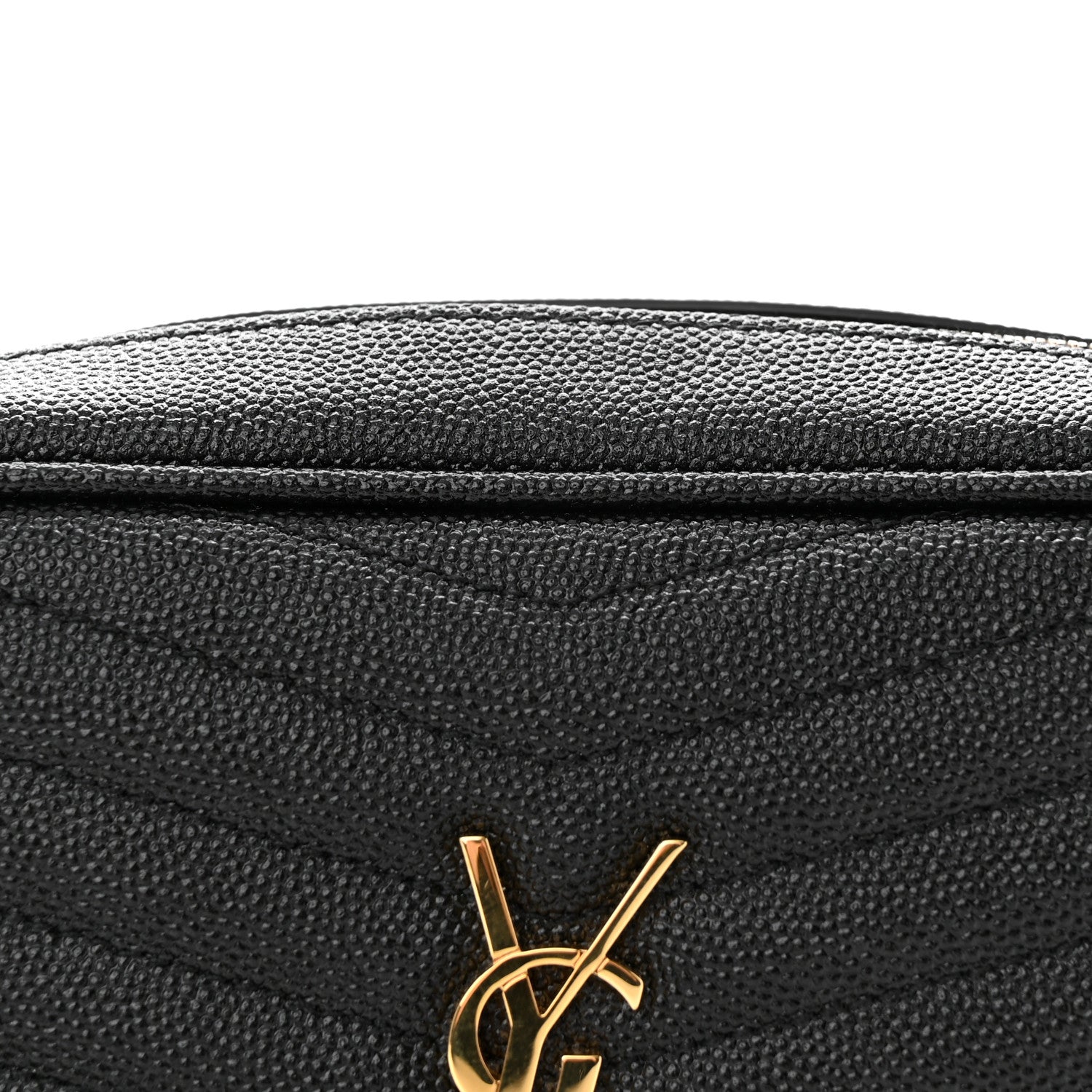 Saint Laurent Grain De Poudre Matelasse Monogram Mini Lou Camera Bag Black 12 of 13