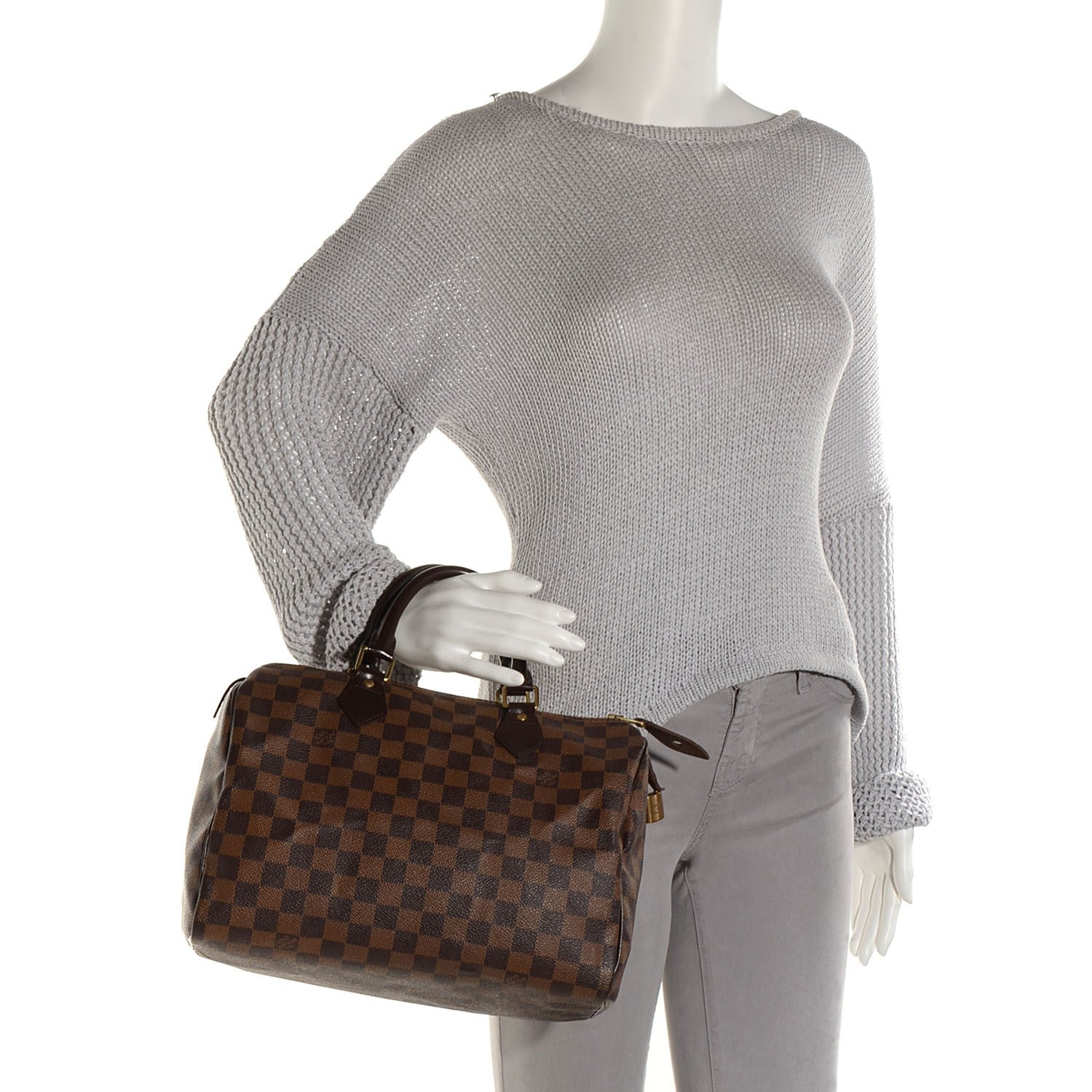 Louis Vuitton Damier Ebene Speedy 30 2 of 8