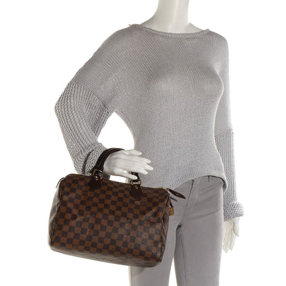 Louis Vuitton Damier Ebene Speedy 30 2 of 8