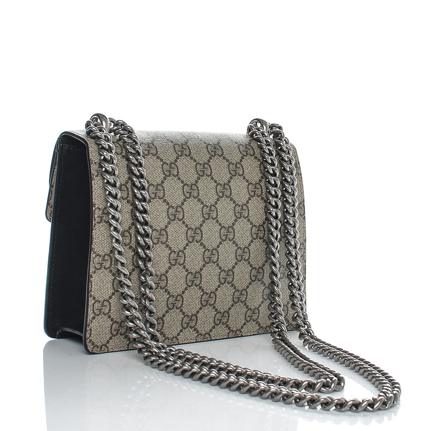 Gucci GG Supreme Monogram Mini Dionysus Shoulder Bag Black 3 of 6