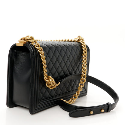 Chanel Caviar Quilted New Medium Boy Flap Black 3 of 10