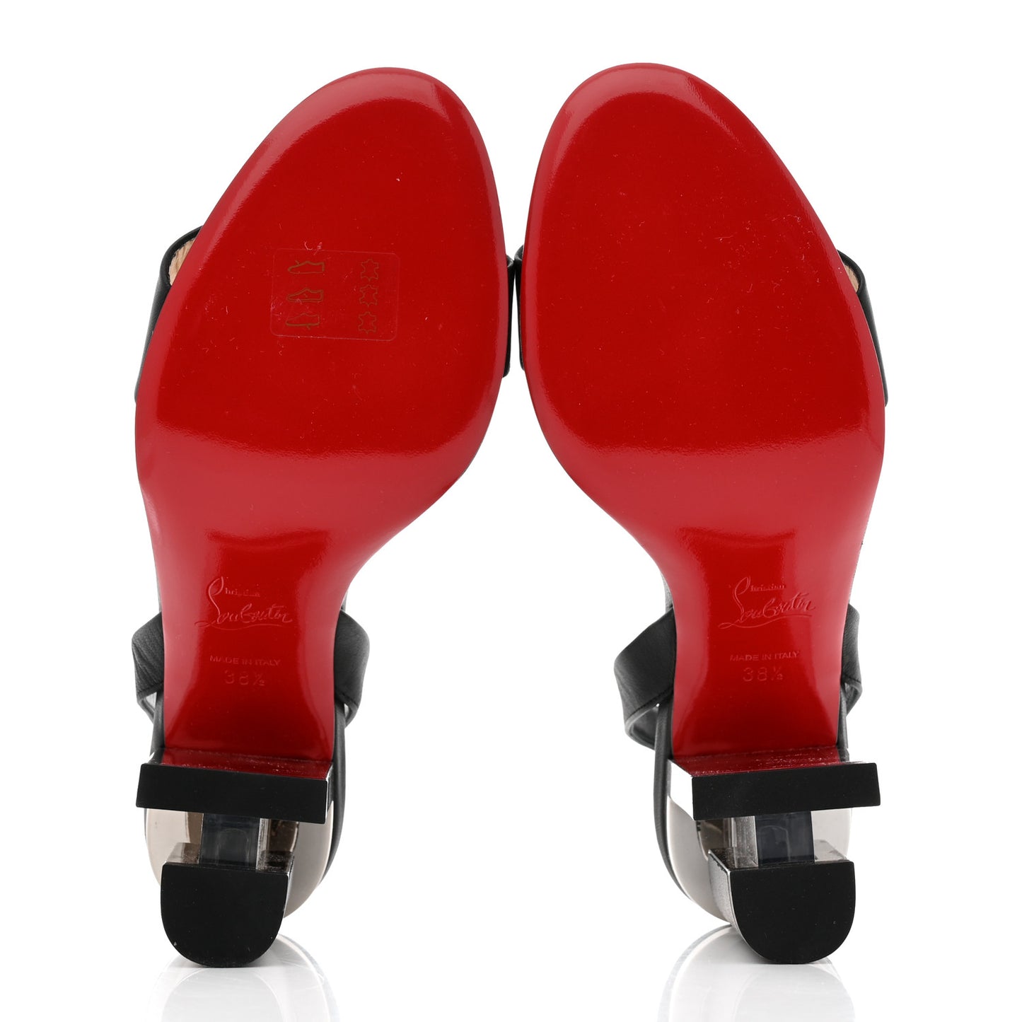 Nappa Tournikouna 85 Sandals 38.5 Black
