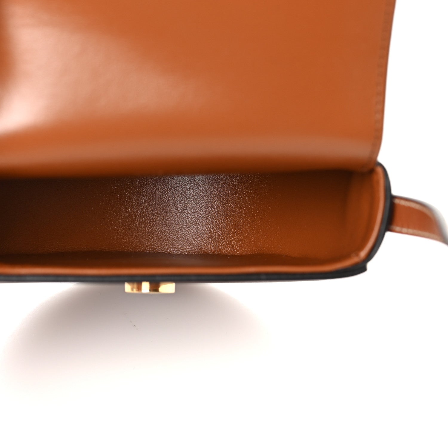Celine Smooth Calfskin Triomphe Mini Besace Crossbody Tan 5 of 9