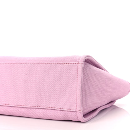 Chanel Mixed Fibers Small Deauville Tote Pink 10 of 10