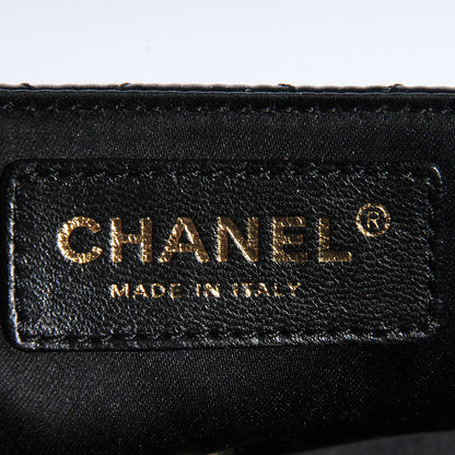 Chanel Jewel Satin Quilted East West Flap Black 6 of 8