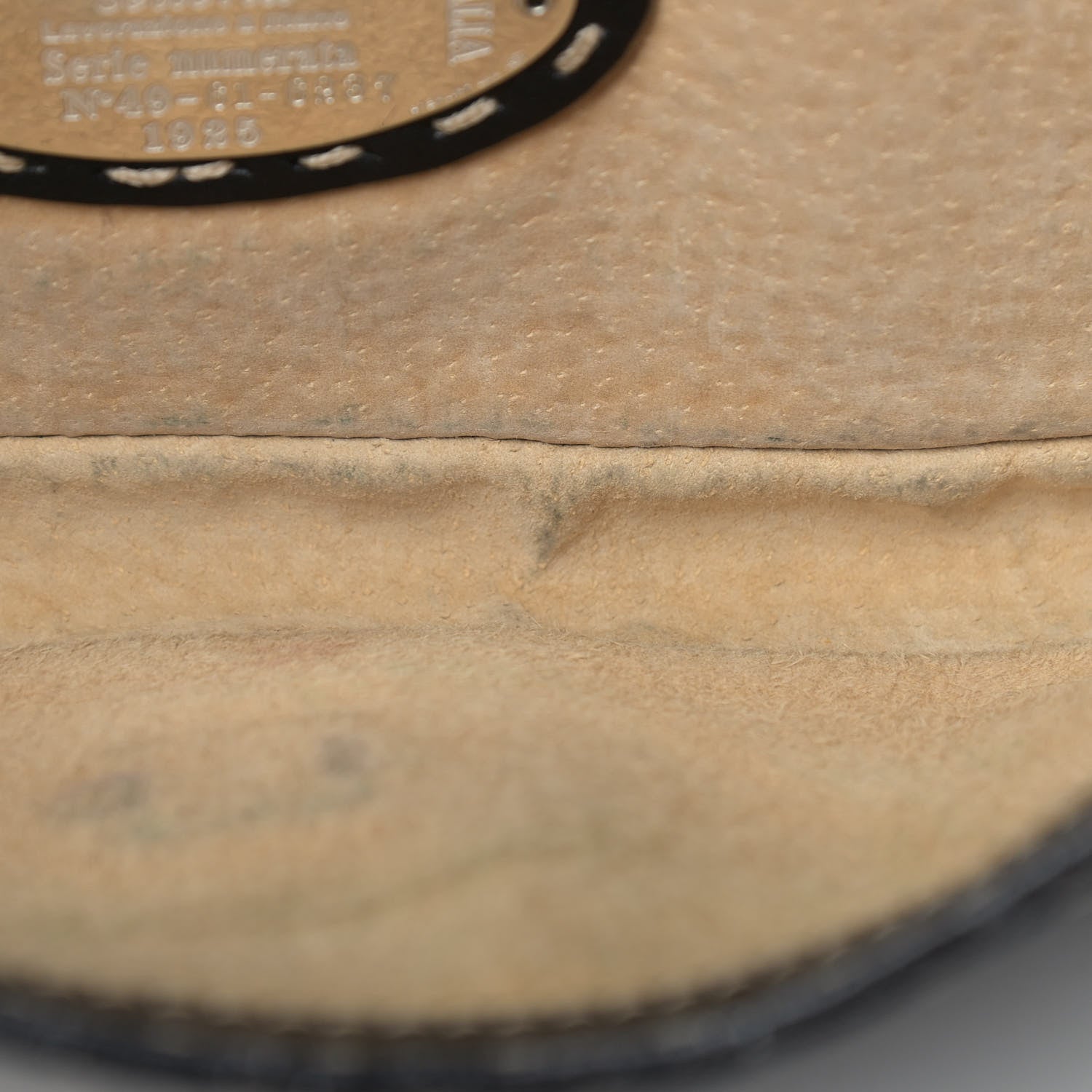 Fendi Calfskin Romano Selleria Baguette Black 14 of 16