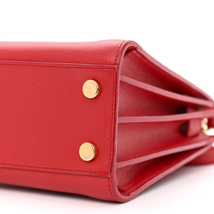 Saint Laurent Calfskin Nano Sac De Jour Lipstick Red 10 of 16
