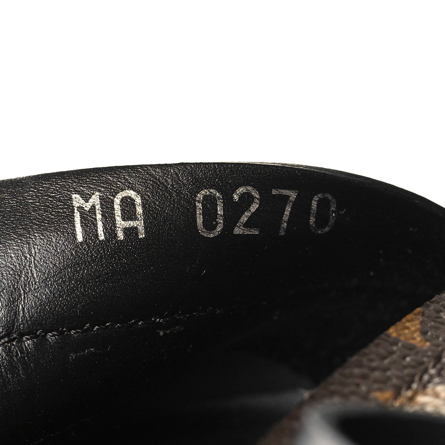 Patent Calfskin Monogram Star Trail Ankle Boots 38 Black