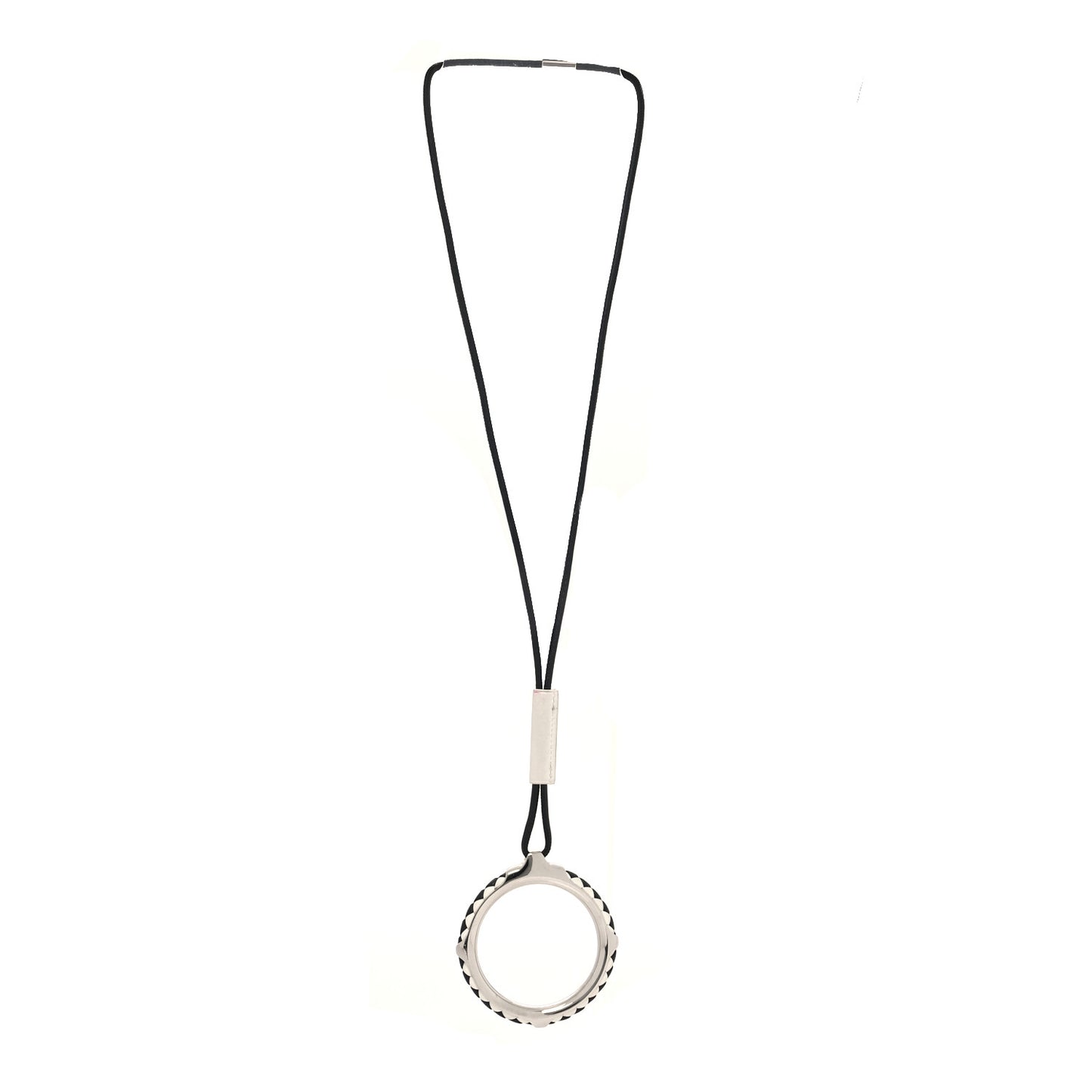 Swift Kyoto Tresse Pendant Necklace Black White