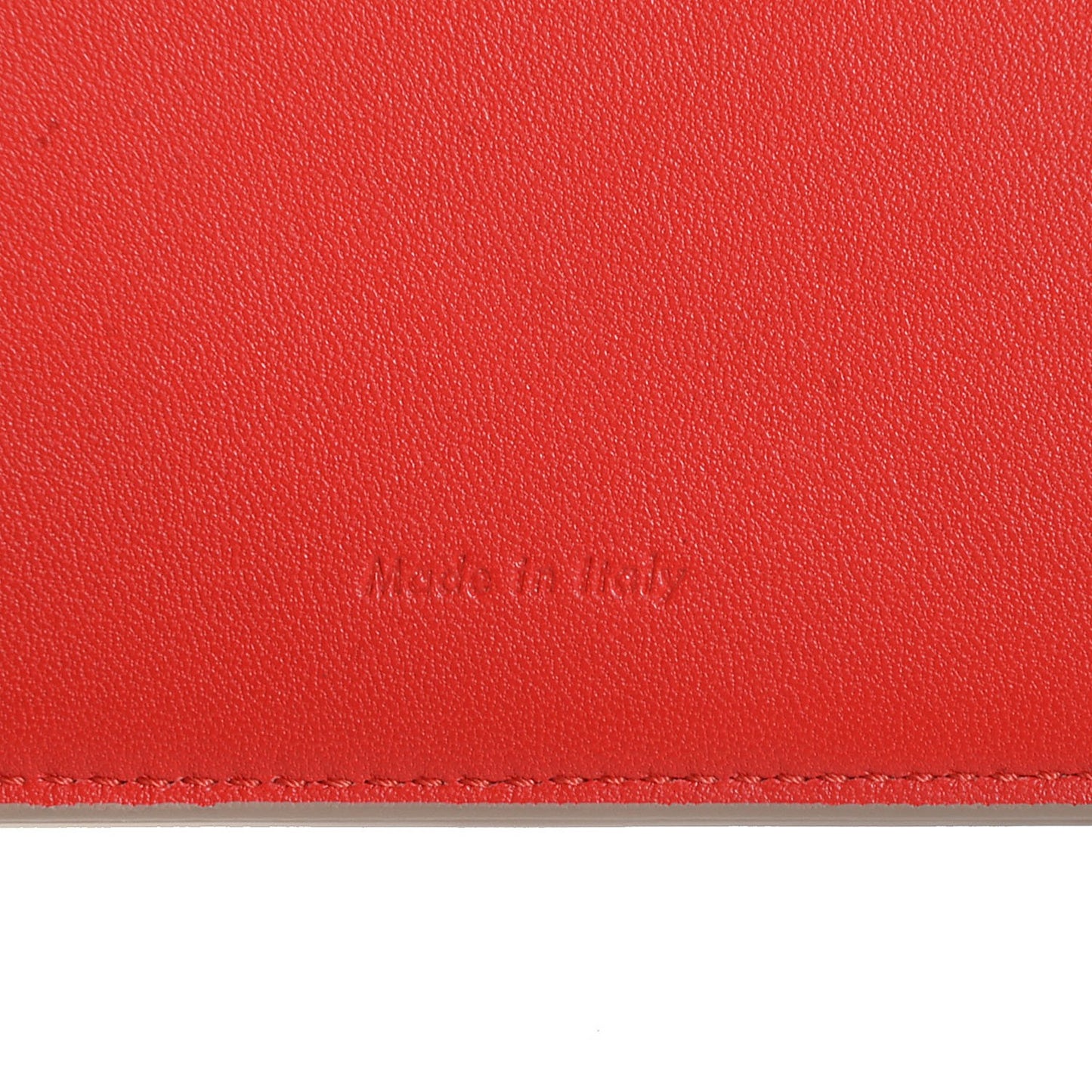 Calfskin Large Multifunction Strap Wallet Light Taupe