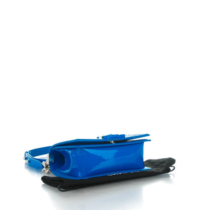 Chanel Patent Calfskin Small Boy Flap Plexiglass Blue 4 of 8