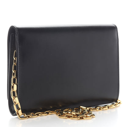 Louis Vuitton Calfskin Chain Louise GM Black 3 of 9
