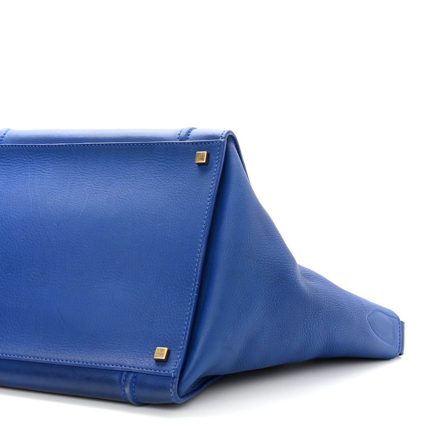 Supple Calfskin Medium Phantom Luggage Royal Blue