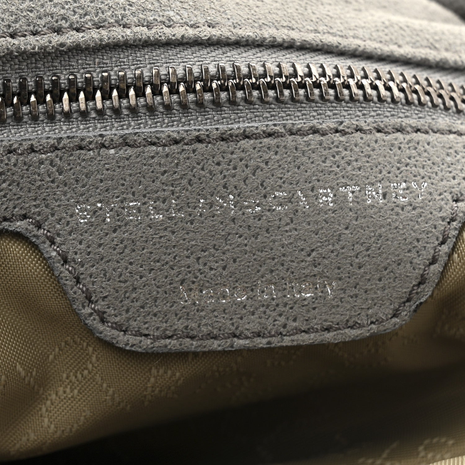 Stella McCartney Shaggy Deer Falabella Fold Over Tote Grey 6 of 9