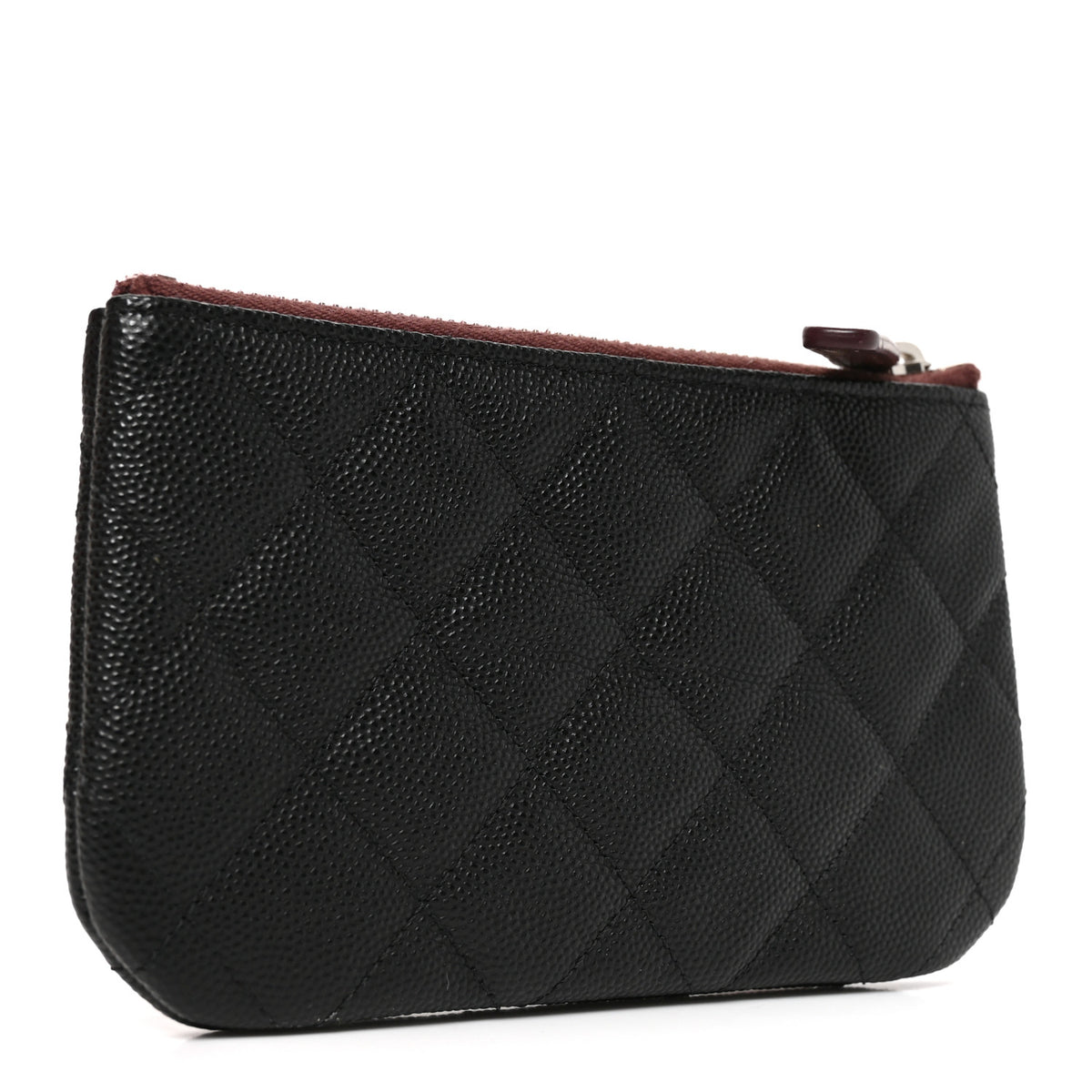 Chanel Caviar Quilted Small Cosmetic Case Black 3 of 8