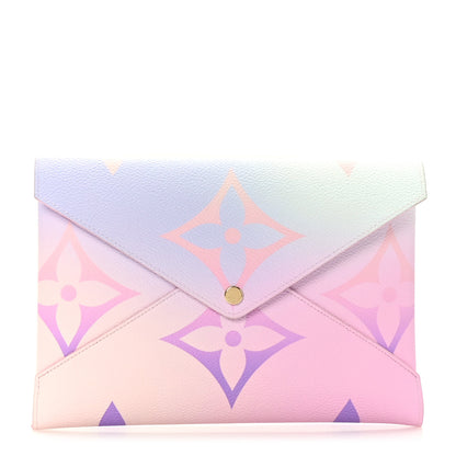 Louis Vuitton Monogram Giant Spring in the City Kirigami Pochette Set Sunrise Pastel Midnight Fuchsia Sunset Kaki 2 of 11