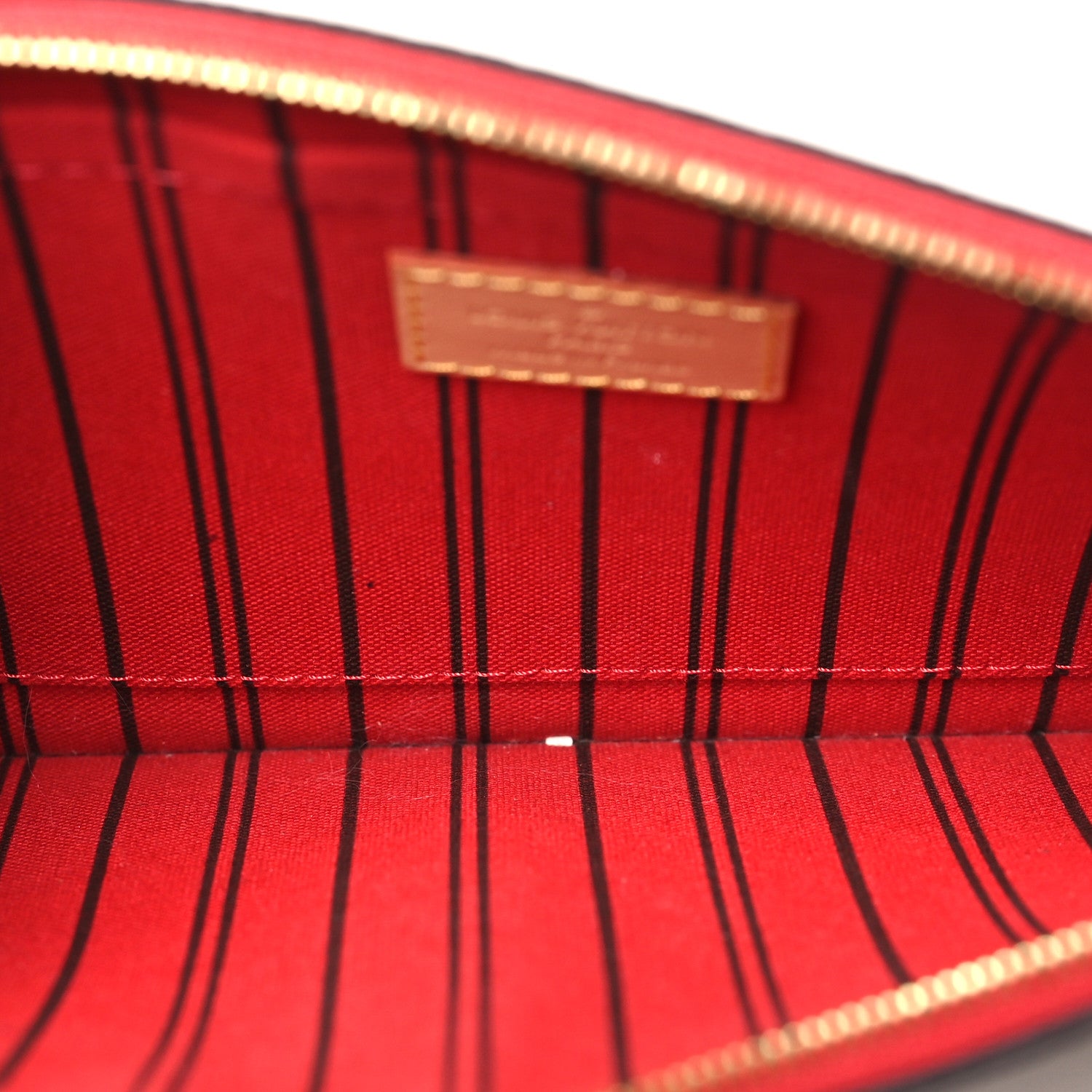 Louis Vuitton Monogram Neverfull MM GM Pochette Cherry 5 of 9