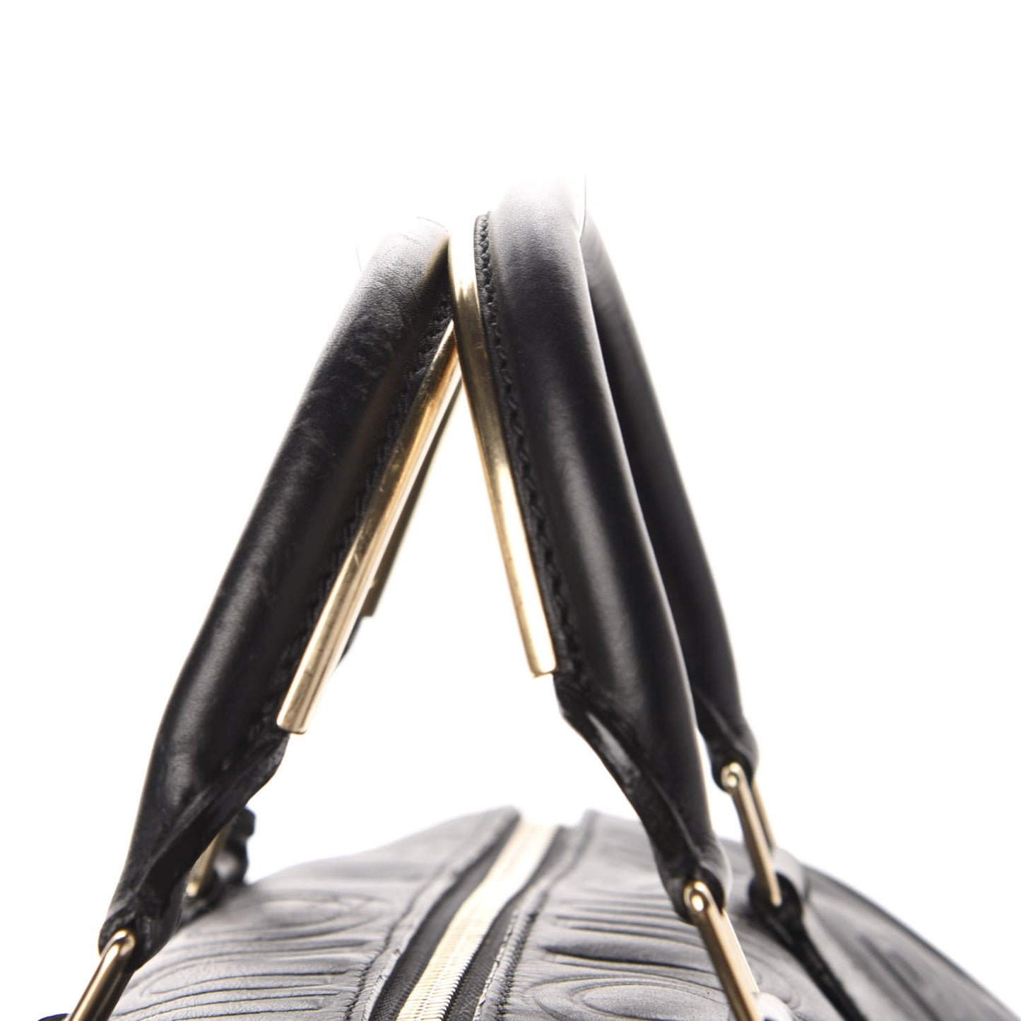Calfskin Embossed Speedy Cube 30 Black