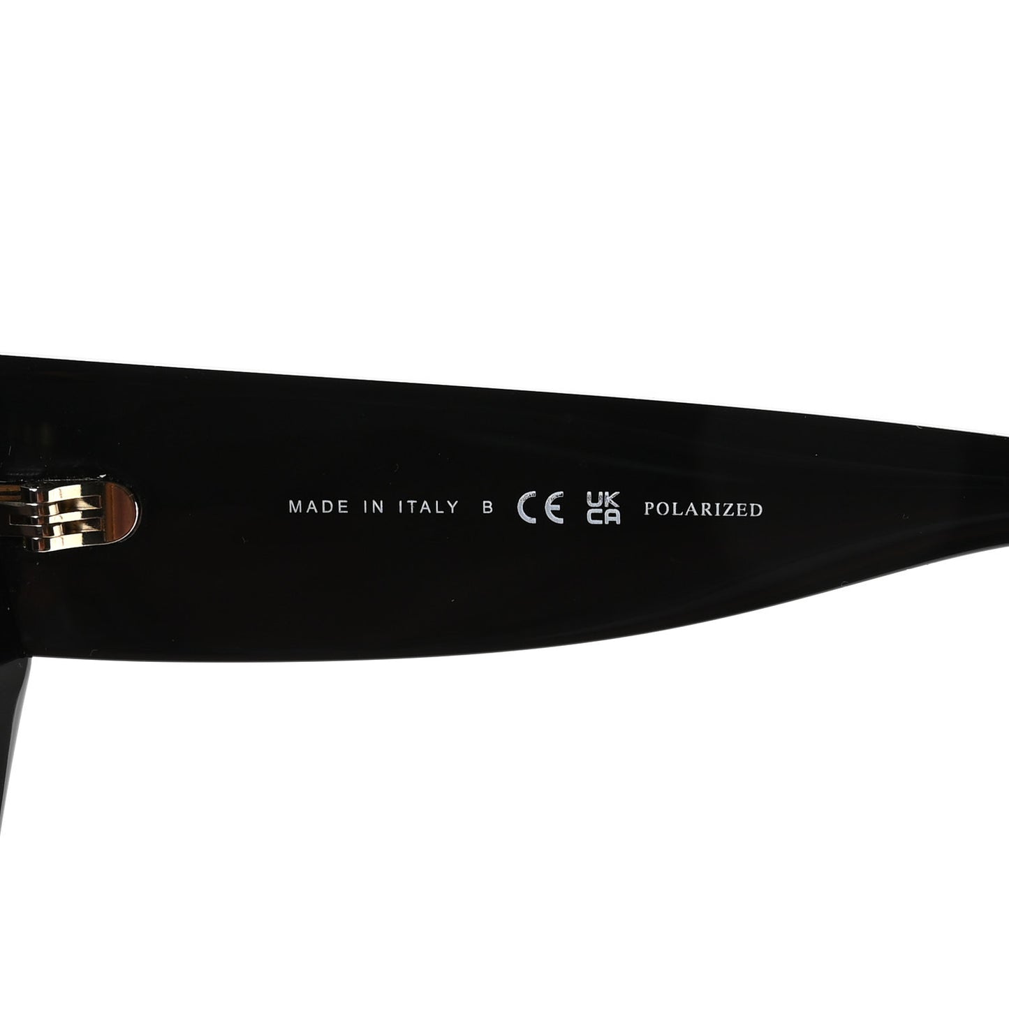 Acetate Polarized Square Sunglasses 5506 Black