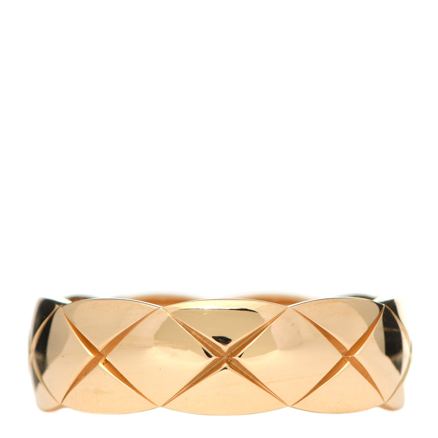 Chanel 18K Yellow Gold Small Coco Crush Ring 59 8.75 3 of 6