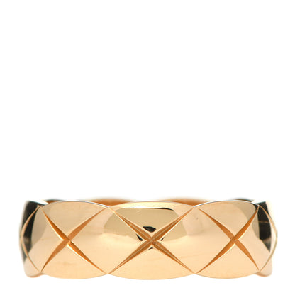 Chanel 18K Yellow Gold Small Coco Crush Ring 59 8.75 3 of 6