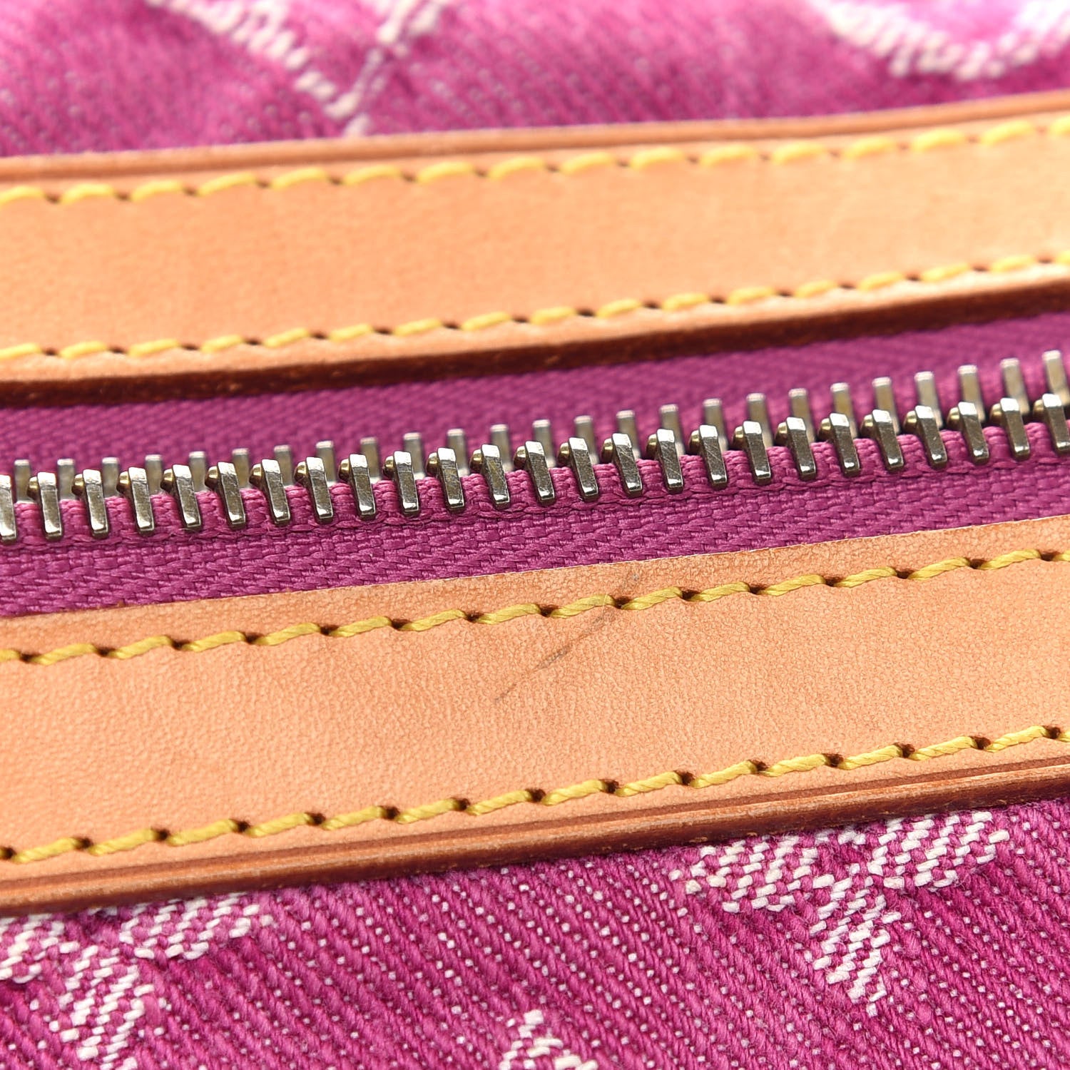 Louis Vuitton Denim Baggy GM Fuchsia 15 of 17