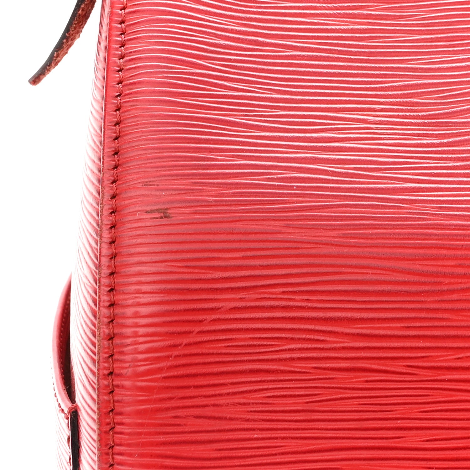 Louis Vuitton Epi Speedy 35 Castillan Red 16 of 21