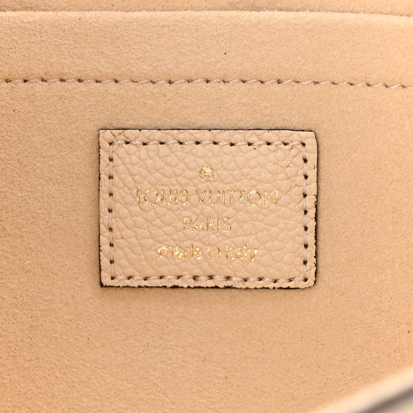 Empreinte Pochette Felicie Chain Wallet Cream