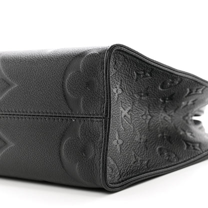 Louis Vuitton LOUIS VUITTON Empreinte Monogram Giant Onthego PM Black 9 of 9